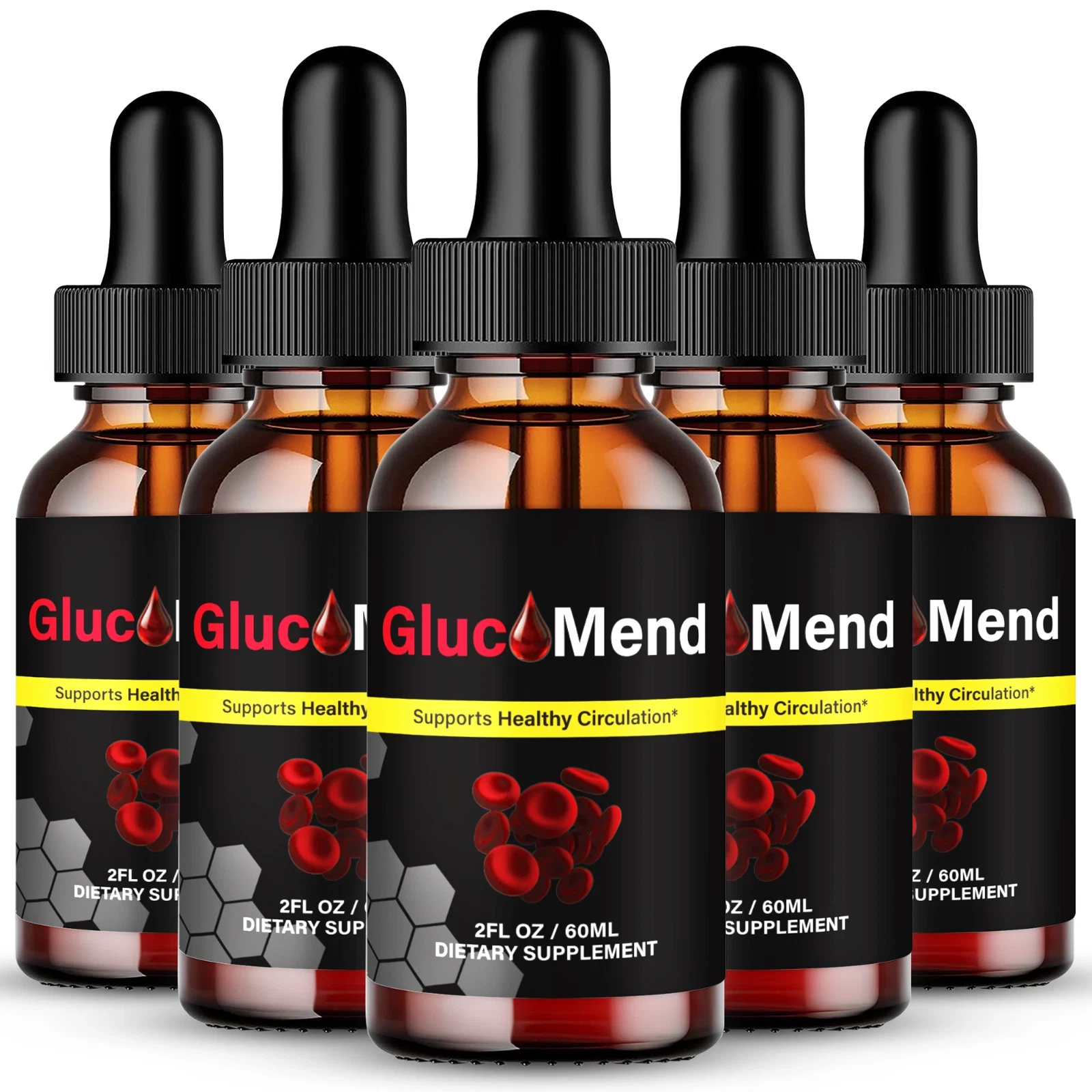 GlucoMend  6 bottles